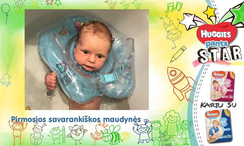 Pirmosios savarankiškos maudynės