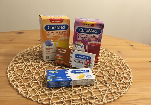 CuraMed produktai gerklei