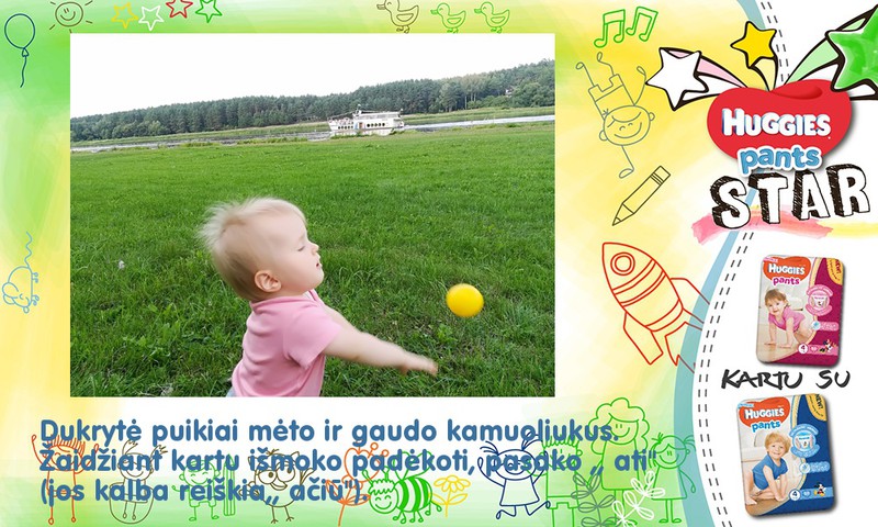 Smagu mėtyti kamuoliuką