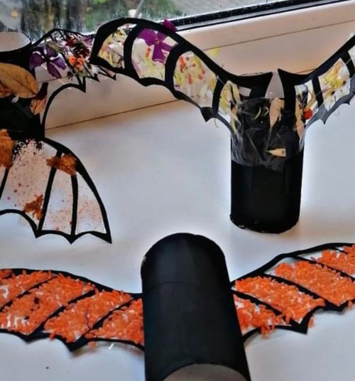 Helovinas: šikšnosparniai iš improvizuotų medžiagų