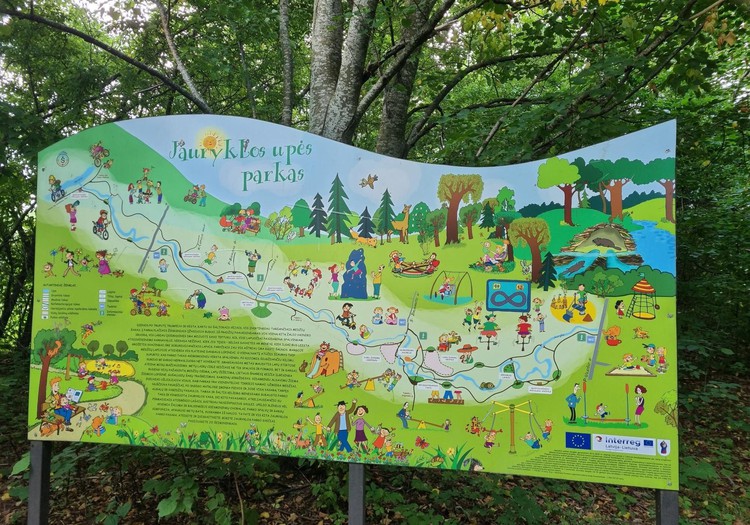 Jauryklos upės parkas Kretingoje