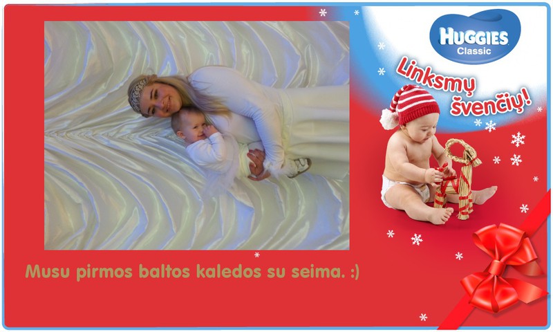 Musu pirmos baltos kaledos su seima.