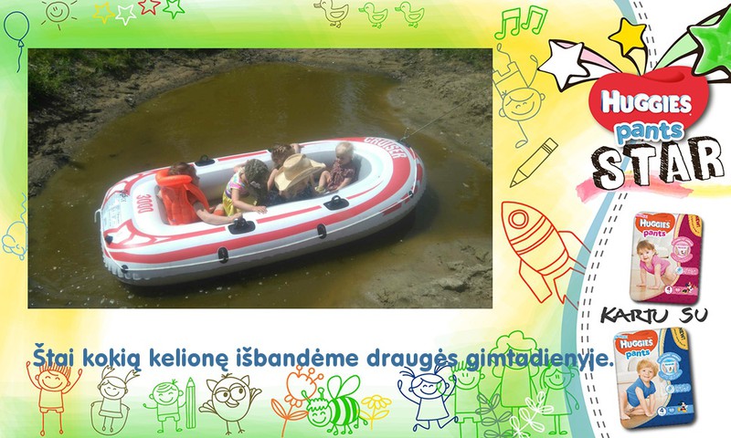 Pirma savarankiška kelionė valtyje - jokių tėvų