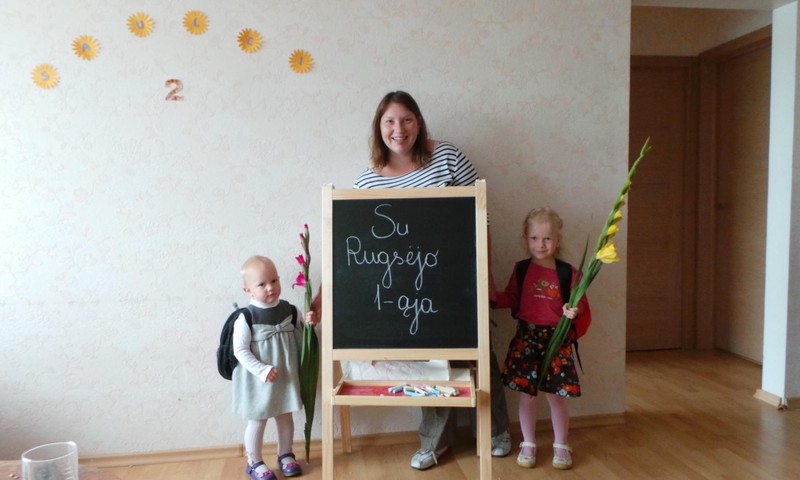 Saulutės pirma savaitė darželyje